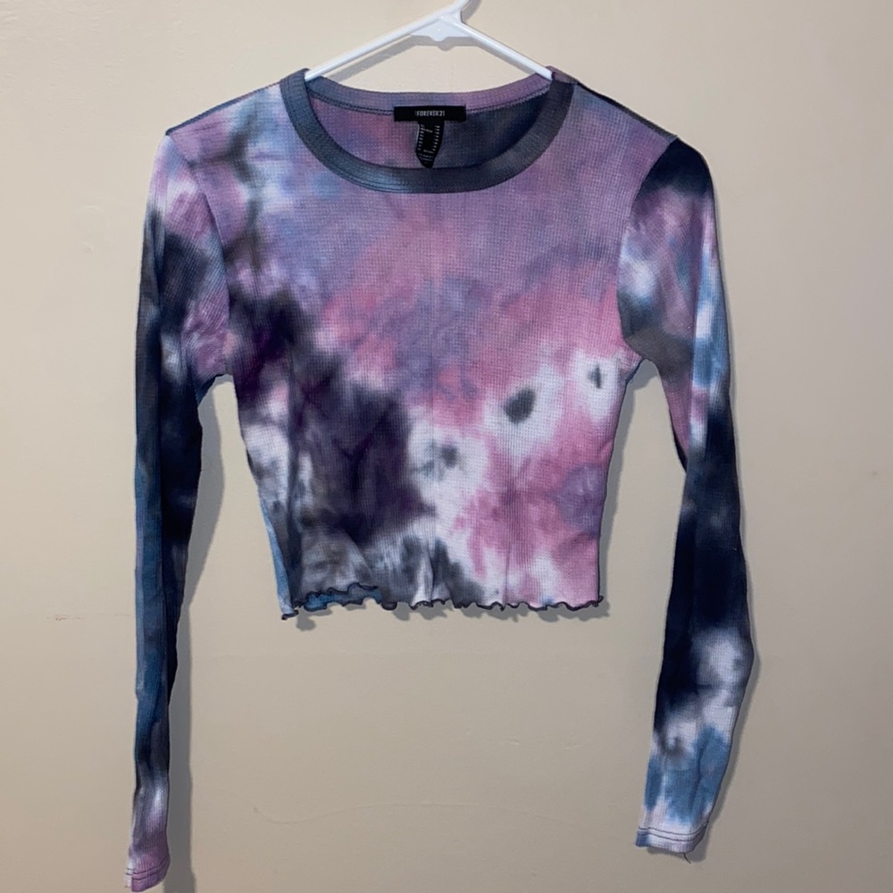 Cropped TieDye Longsleeve